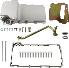 Aluminum Oil Pan Kit Replacement for GM Muscl...