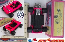 Volkswagen dune buggy rose 1/55 80's majorette  232 repro box