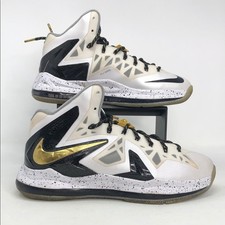 Nike LeBron 10 P.S. Elite+ White Gold Black for Sale  display picture 2