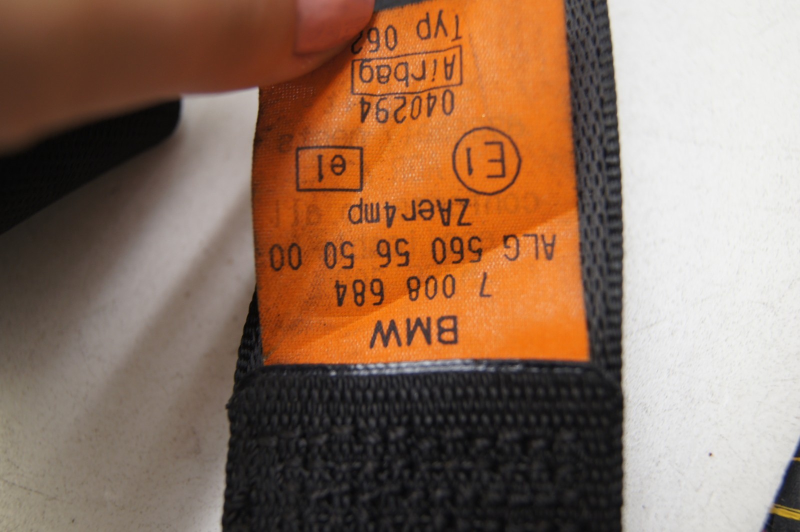 BMW E46 Seat Belt Assembly Right Front Sedan OEM 9906 323 325 328 330