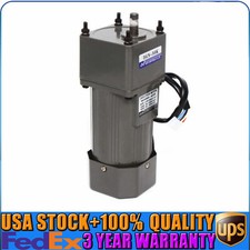 AC 110V 90W Gear Motor Electric Motor Variable Reducer Speed controller 1:50 US