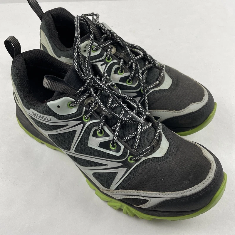 merrell capra bolt hiking outdoors trails silver shoes