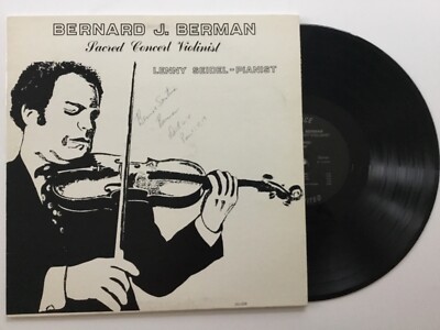 Bernard J. Berman~Sacred Concert Violinist~Lenny Seidel M- LP+
