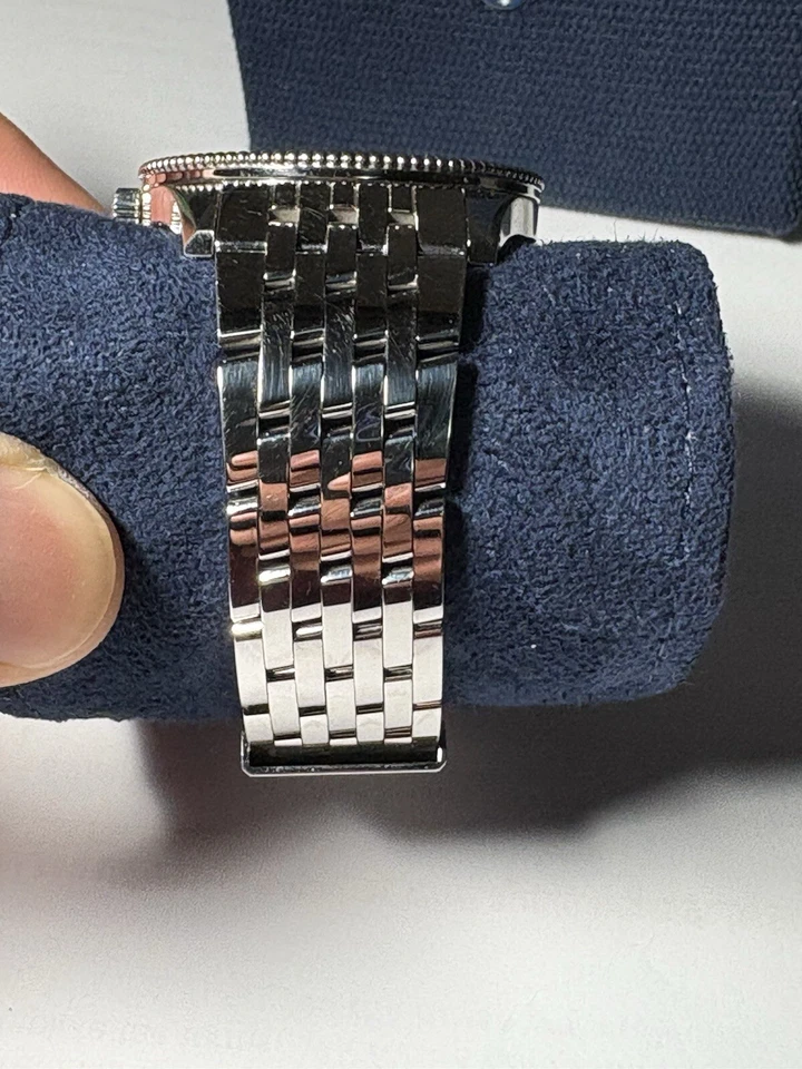 Breitling Navitimer Automatic 41 Rarely Worn Box Papers Stainless Steel Bands - image 3 of 4