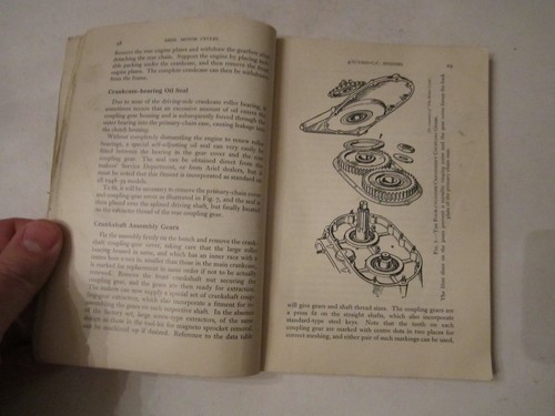 1961 ARIEL MOTOR CYCLE MAINTENANCE AND REPAIR SERIES GUIDE MANUAL -BN-12 - Picture 3 of 6