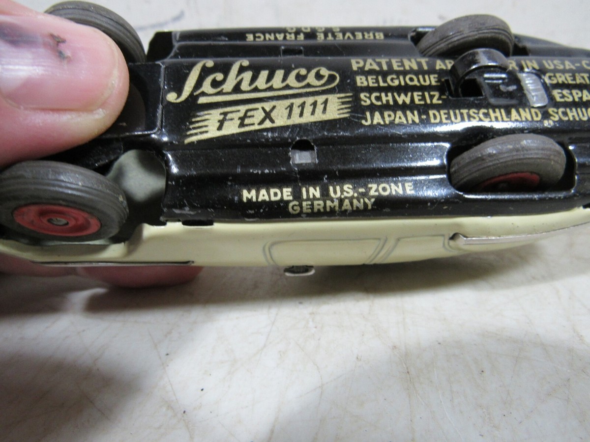 ミニカー Schuco- Classic FEX1111 Vintage 1940s Schuco FEX 1111 Toy Wind Up Car Made In US