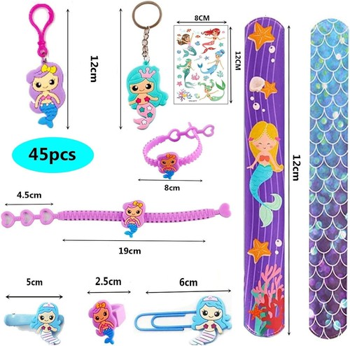 45 Pcs Mermaid Party Favors, Party Gifts for Children Birthday, Kids Pinata New - Picture 4 of 5