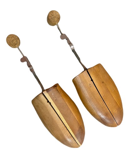 HANOVER SPLIT TOE VINTAGE WOODEN SHOE SHAPER ADJUSTABLE SIZE XL - Picture 2 of 9