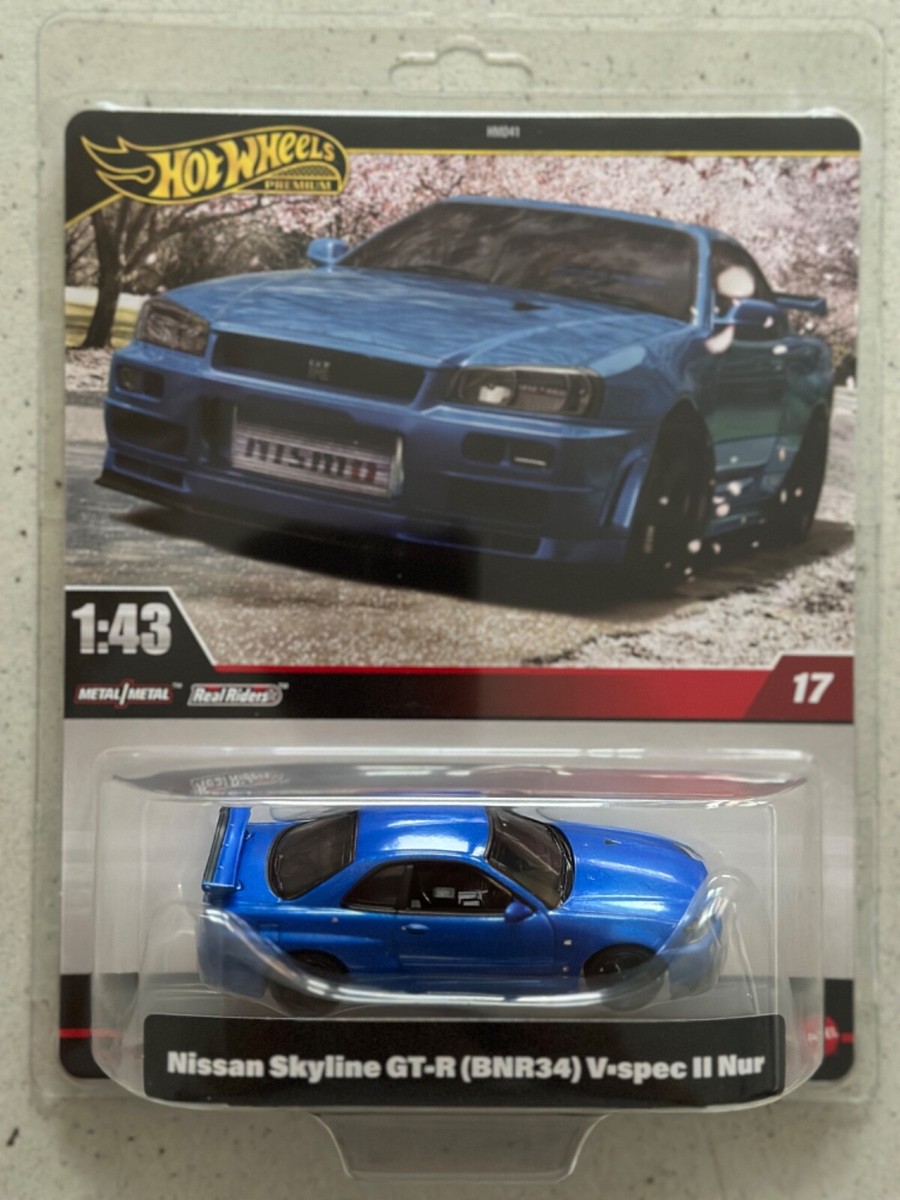 Hot Wheels Premium NISSAN SKYLINE GT-R R34 V-SPEC II NUR nismo r32