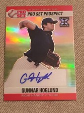 GUNNAR HOGLUND 2021 Leaf Pro Set XRC Prospect AUTOGRAPH ATHLETICS Ole Miss Rebel