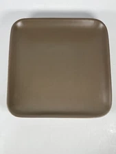 Gibson Designs Paradiso Granite  8" Square Serving Platter Taupe Office
