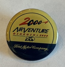 2000 Air Venture EAA Oshkosh WI Wisconsin Lapel Hat Pin Vintage Pinback