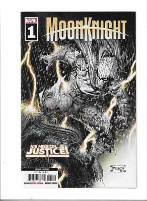 MOON KNIGHT #1 SECOND PRINTING MCNIVEN VARIANT COVER NM