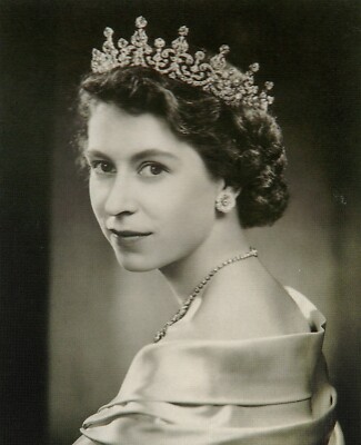 Klassisches QUEEN ELIZABETH II 2 Foto - britisches Königshaus - Vordruck