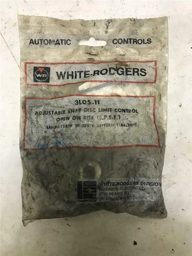 White-Rodgers Emerson 3L05-11 Adjustable Snap Disc Limit Control Range 135-175℉