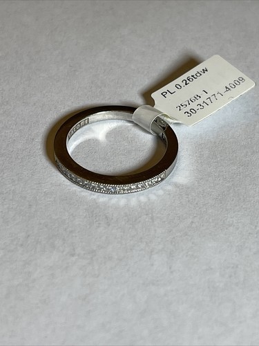TACORI 2576PR Princess Cut Diamond Band Platinum 0.26CT Retail $2,820 New! - Picture 8 of 9