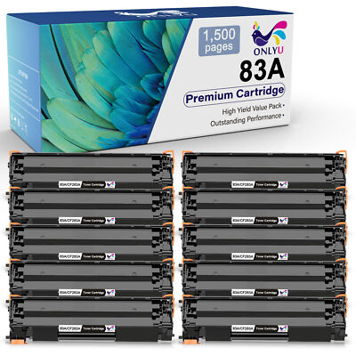 CF283A Black Toner compatible for HP LaserJet Pro MFP M125a M125nw M263rnw Lot