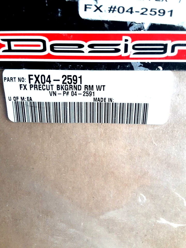 Fábrica Effex FX04-2591 Suzuki RM125/250 01 Blanco Nuevo Antiguo Stock Foto 2 de 2