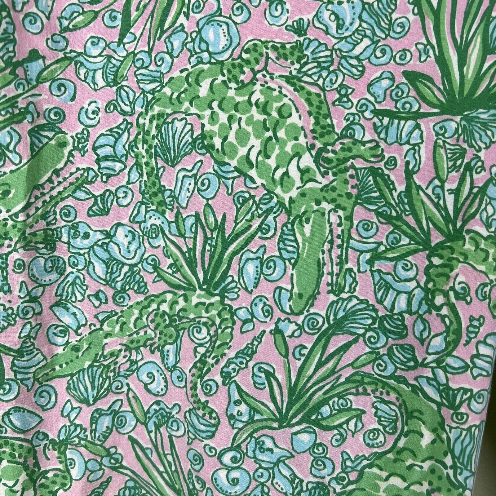 VTG Lilly Pulitzer Sz 6 Womens See Ya Later Allig… - image 2