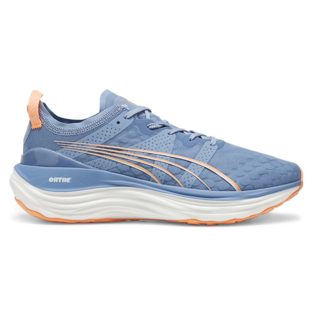 Puma Foreverrun Nitro Mens Blue Running Shoes for Athletic Performance 37775722  