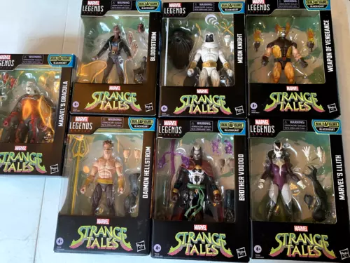 Marvel Legends Strange Tales 6" Figure BAF Blackheart - Set of 8 unopened. Mint.
