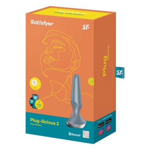 Vibratore anale con app dilatatore vibrante ricaricabile plug butt in silicone - Foto 6 di 6