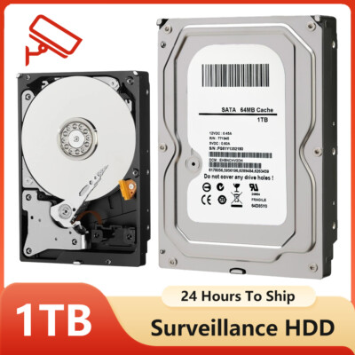 1TB Hard Drive HDD SATA III 6Gb/s 3.5'' Harddisk For Security Surveillance Camera