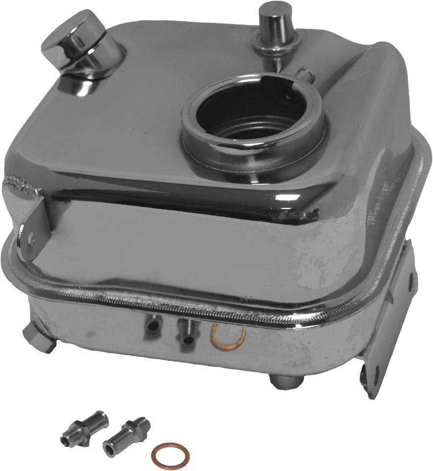 HARDDRIVE 1980-1982 FXWG Wide Glide Harley Davidson tanque de aceite cromado FL 65-82 FX Foto 2 de 2