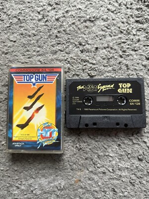 Top Gun The Hit Squad Commodore 64 Spiel getestet sehr guter Zustand 