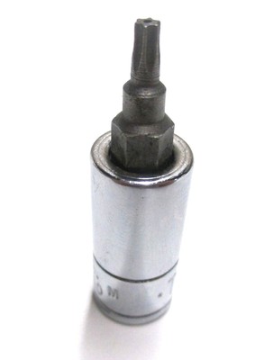 S-K Tools 42510 Tamper Proof Torx T10 Drive Bit Socket, 1/4 SK *MADE IN THE USA*