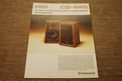 pioneer cs 44 speakers