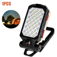 Usb Rechargeable Led Cob Work Light Car Garage Mechanic Flashlight Flood Lamp Us