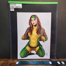 SMPC . 3197. original 8x12 hand drawn 1/1 art sketch by jean medeiros of rogue | eBay US (Buy It Now)