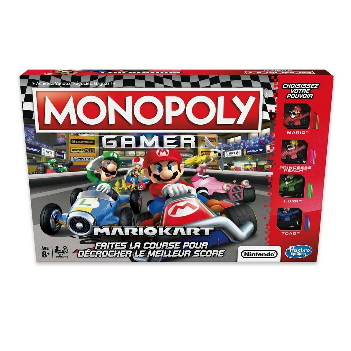 Juego de Mesa Monopoly Gamer Mario Kart FR