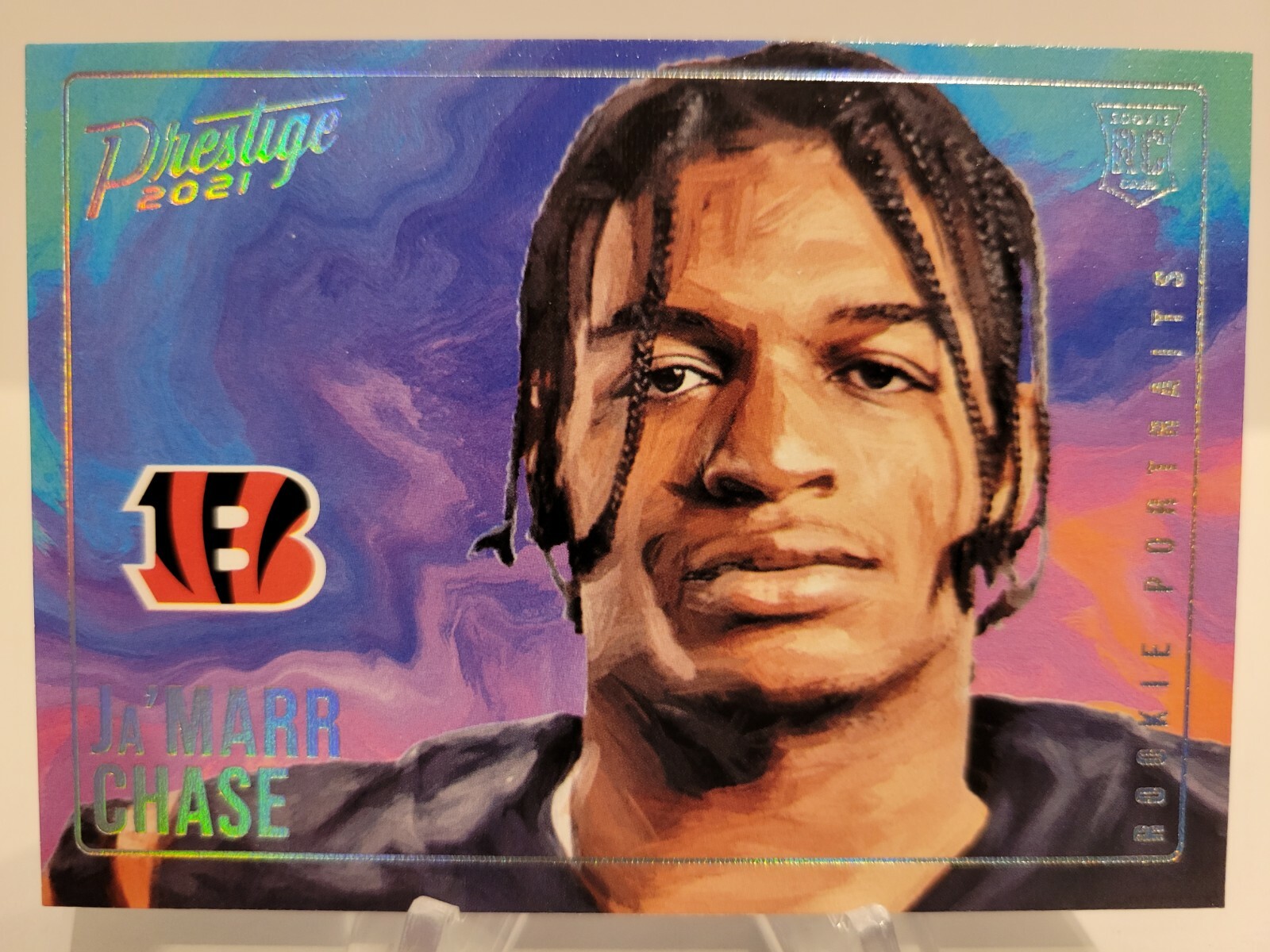 2021 Panini Prestige Ja' Marr Chase Rookie Portraits CASE HIT - RARE Card