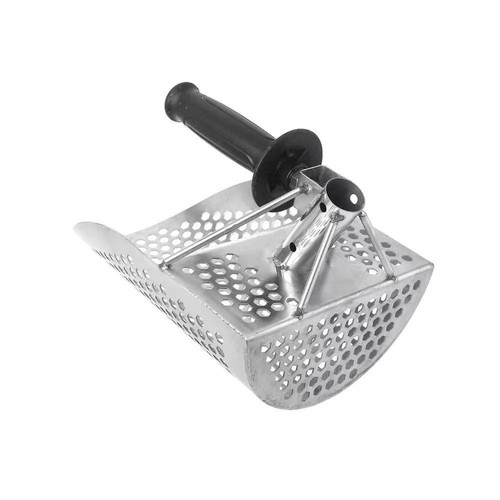 Stainless Steel Beach Sand Scoop Shovel for Metal Detecting with Handle - Picture 3 of 5