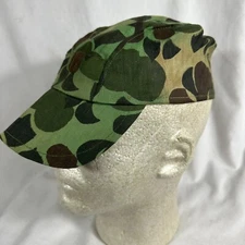 Vietnam War Era 1960s ROK Korean Frogskin Camo Cap Hat
