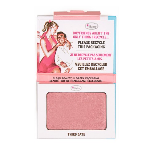 theBALM Tercera Fecha Rubor o Sombra de Ojos - BRILLO ROSA SUAVE - 100% AUTÉNTICO - Imagen 4 de 4