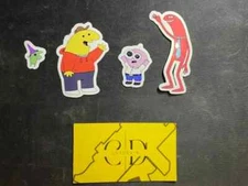 Smiling Friends Charlie Dompler, Pim Pimling, Allan Red, Glep 4 GLOSSY Stickers!