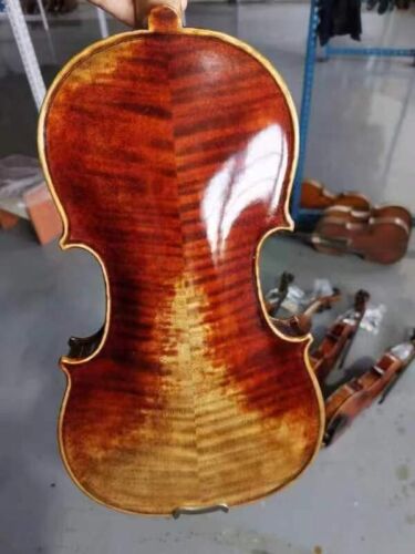 red anti-grain 4/4 handmade violin antique powerful sound spruce maple case - 第 1/5 張圖片