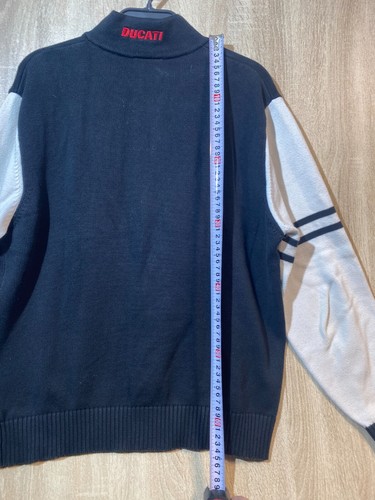 Gilet in maglia da uomo Ducati con zip intera, taglia XL - Foto 9 di 10