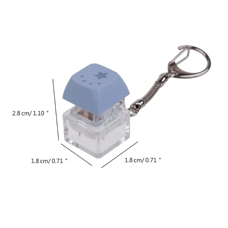 Mechanical Keyboard Switch Tester Stress Relief Keychain Toy Gift 1PC