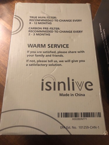 2x isinLive True HEPA and Carbon Filter Replacement Combo Set for HPA200 Series - Picture 4 of 5