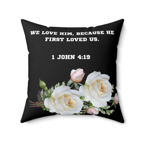 Spun Polyester Square Pillow - Picture 2 of 13