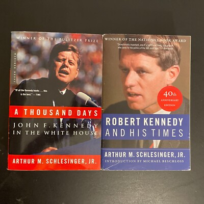 Arthur M. Schlesinger Jr. Award Winning Books On Kennedy Brothers JFK & RFK