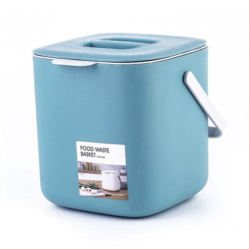 Countertop Compost Bin with Lid 2 Tiers Kitchen Waste Trash Can Easy to Use - Picture 21 of 21