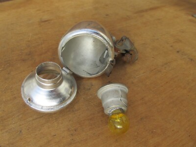 verre de phare JOS 500 d'époque , vélo ancien Vintage bicycle light headlight
