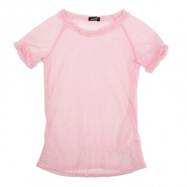 tricot COMME des GARCONS Frill Design See-through T Shirt tricot COMME des GARCONS Frill Design See-through T Shirt