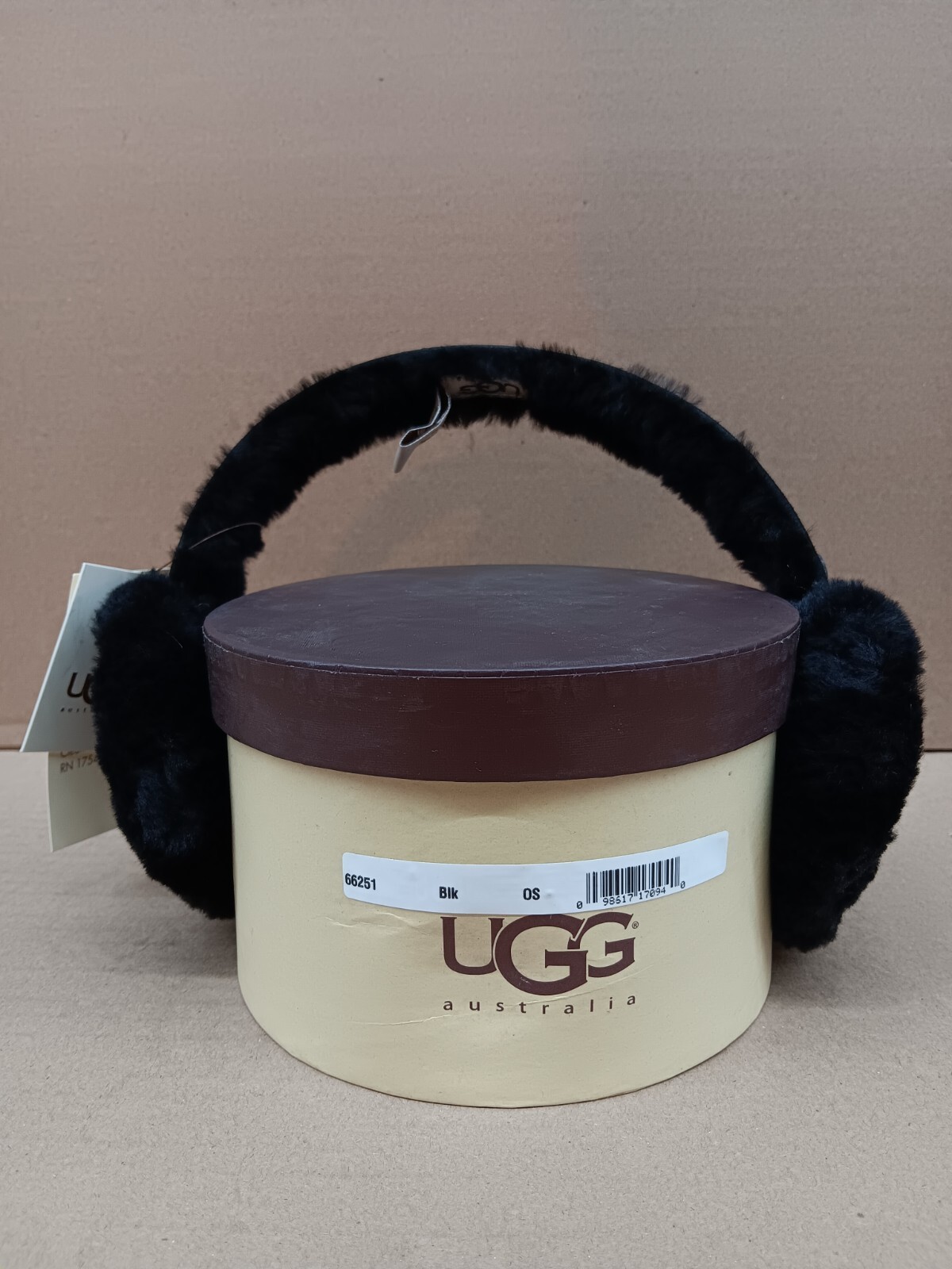 Ugg Sequin Sheepskin Women's Black Earmuff- Style : 66251-Blk- OS (Damaged box) image 7