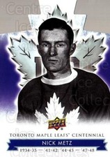 2017-18 Toronto Maple Leafs Centennial Die Cut #24 Nick Metz